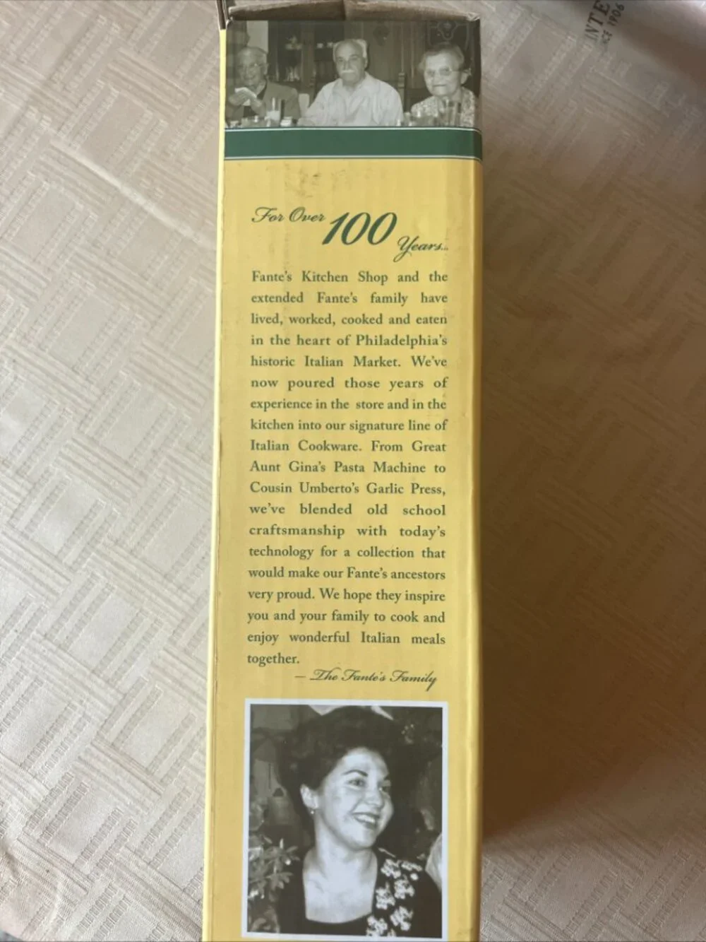 Fante's Nana Anna's Easy Cookies Stainless Cookie Press Unused New In Open Box